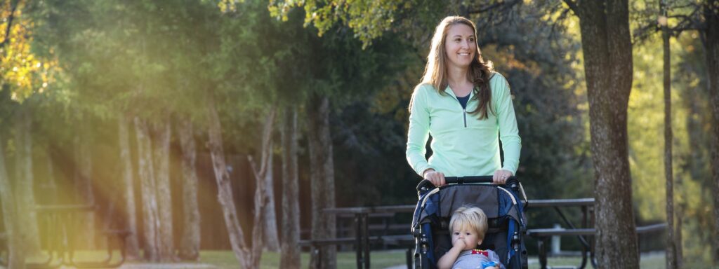Young Mother Near Pantego TX Medical Clinic